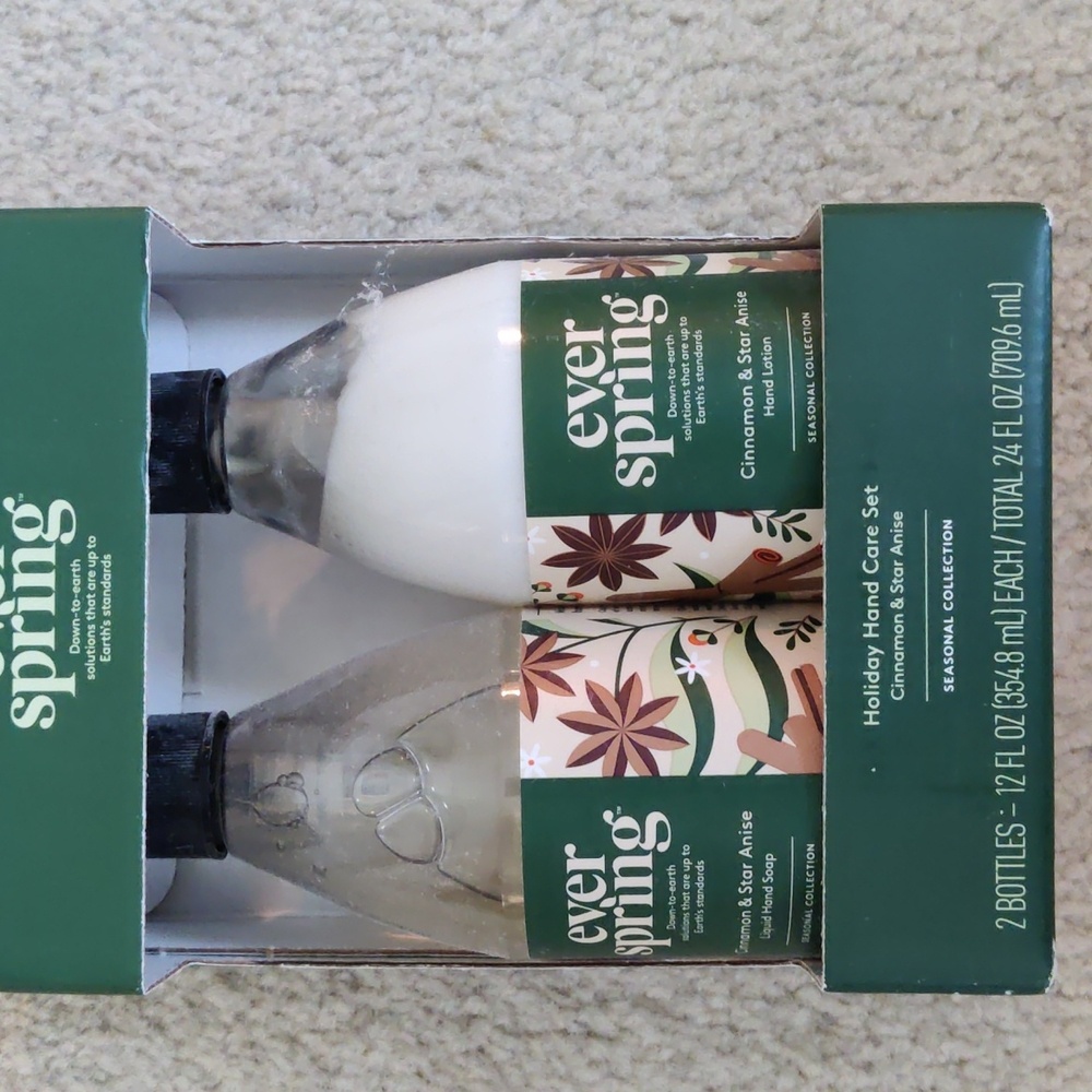 Target Everspring Cinnamon & Star Anise Lotion and Soap Set Never Used